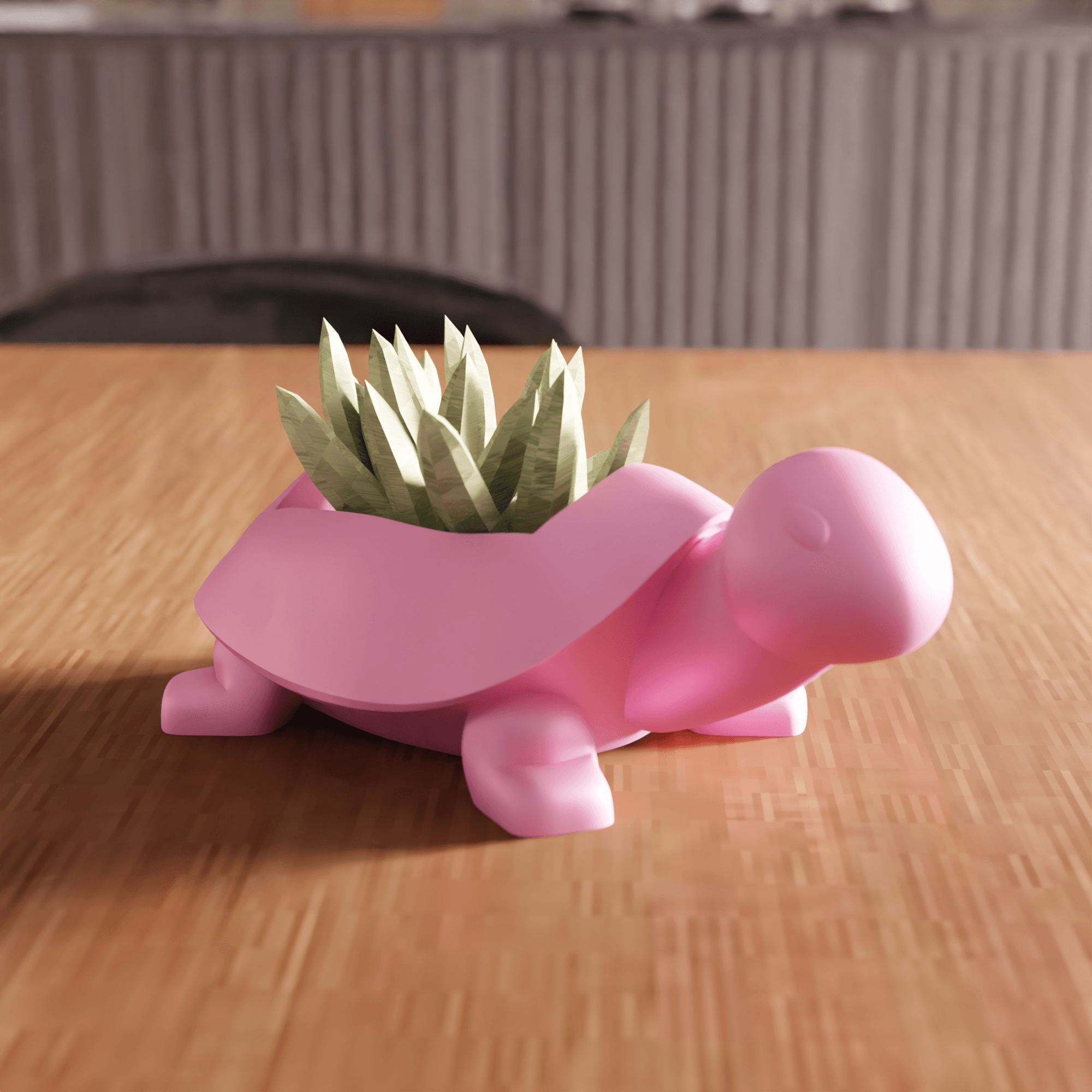 Turtle Character Planter 3d model
