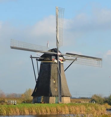 Dutch Windmill Wall Decor 3d model