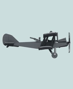 1:144 R.A.F. R.E.8 3d model