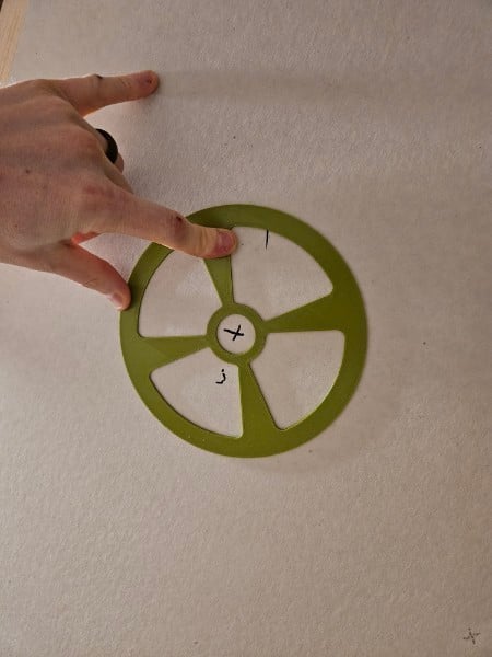 Drywall Hole Template - Parametric 3d model