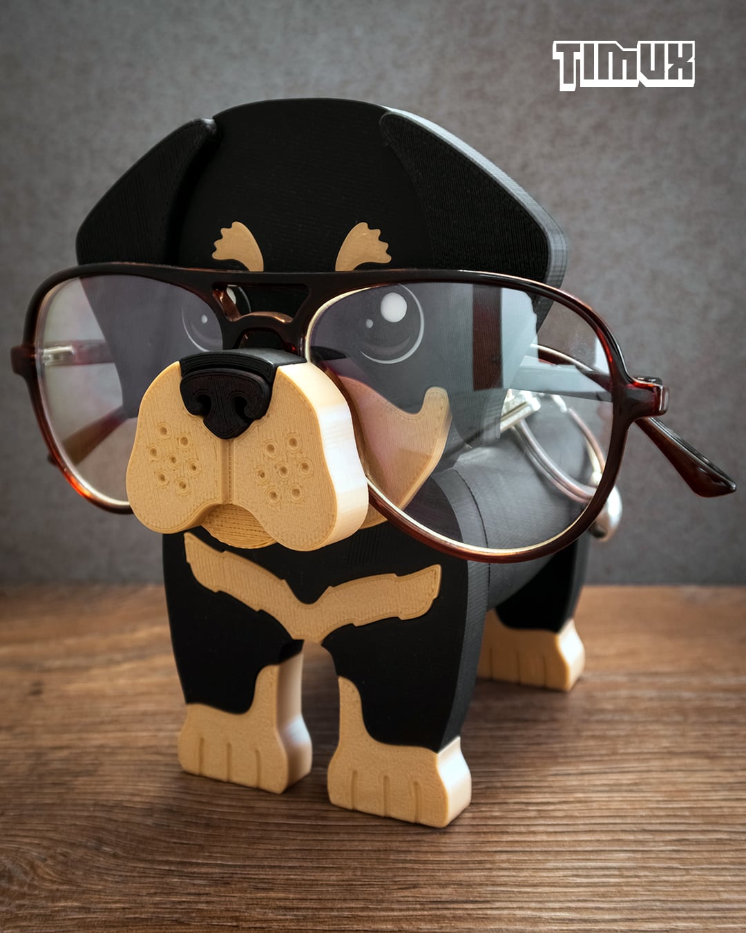 ROTTWEILER GLASSES HOLDER 3d model