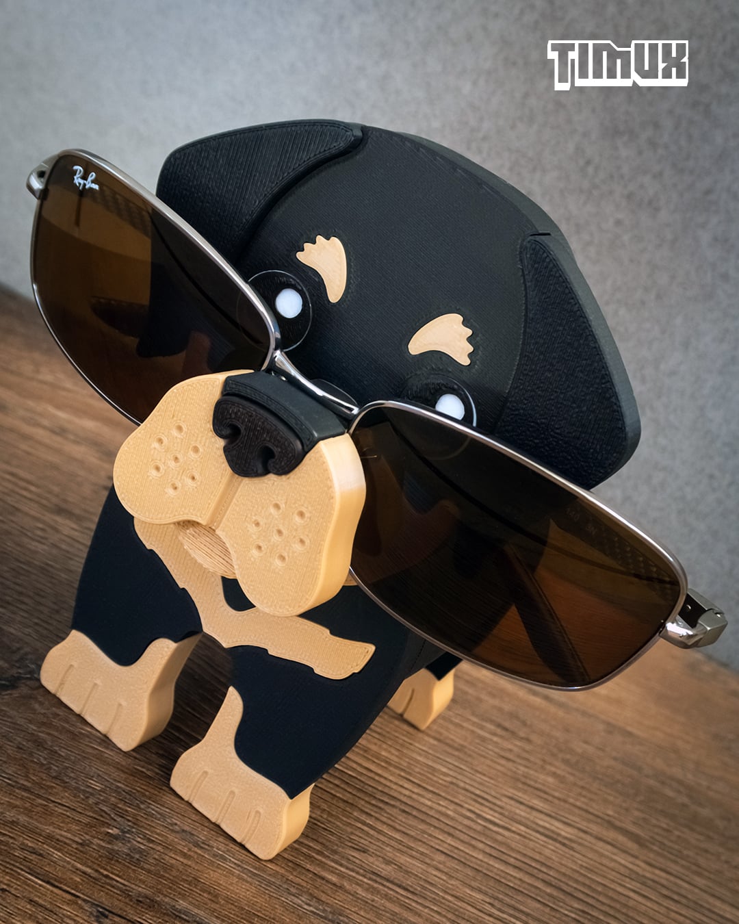 ROTTWEILER GLASSES HOLDER 3d model