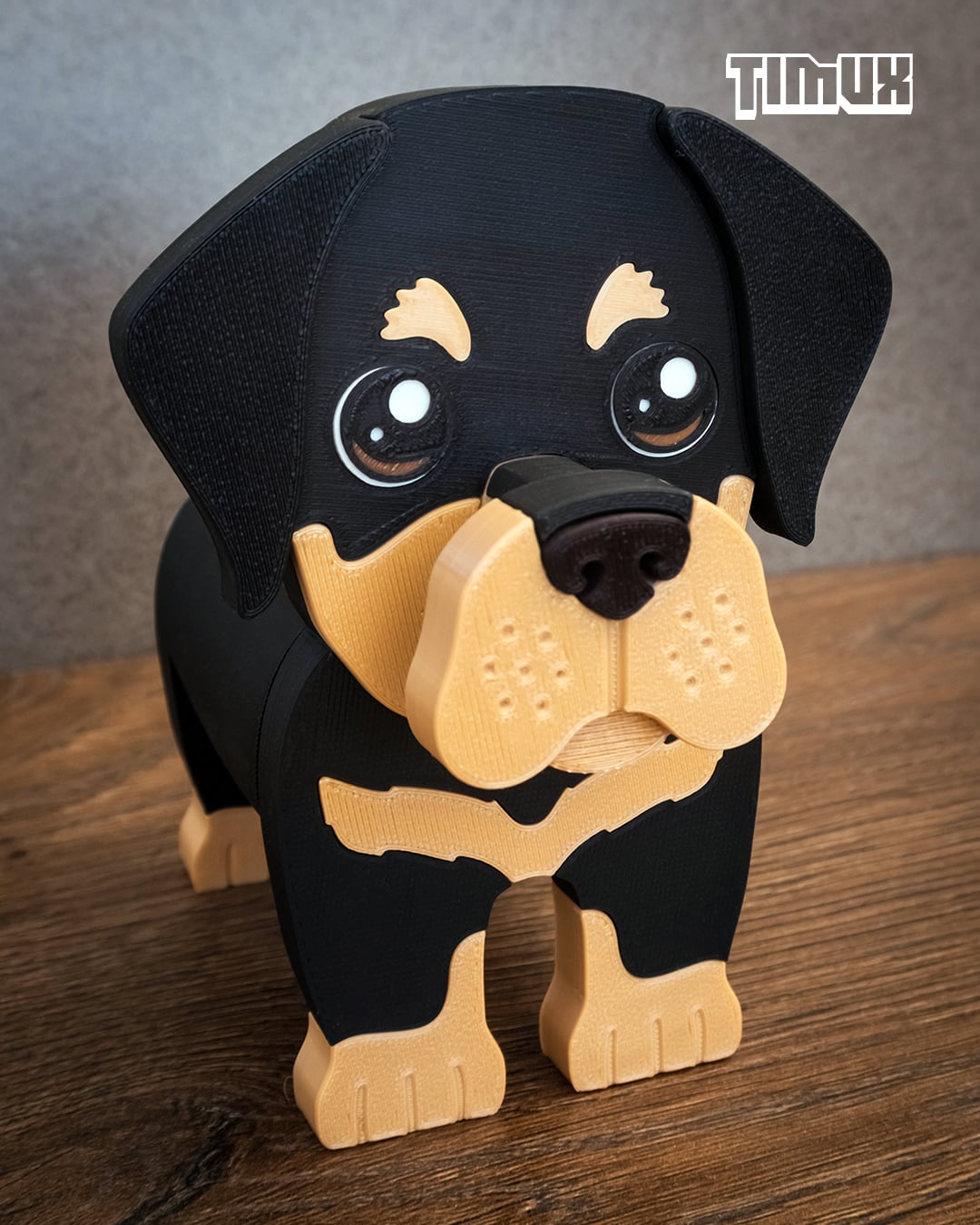 ROTTWEILER GLASSES HOLDER 3d model