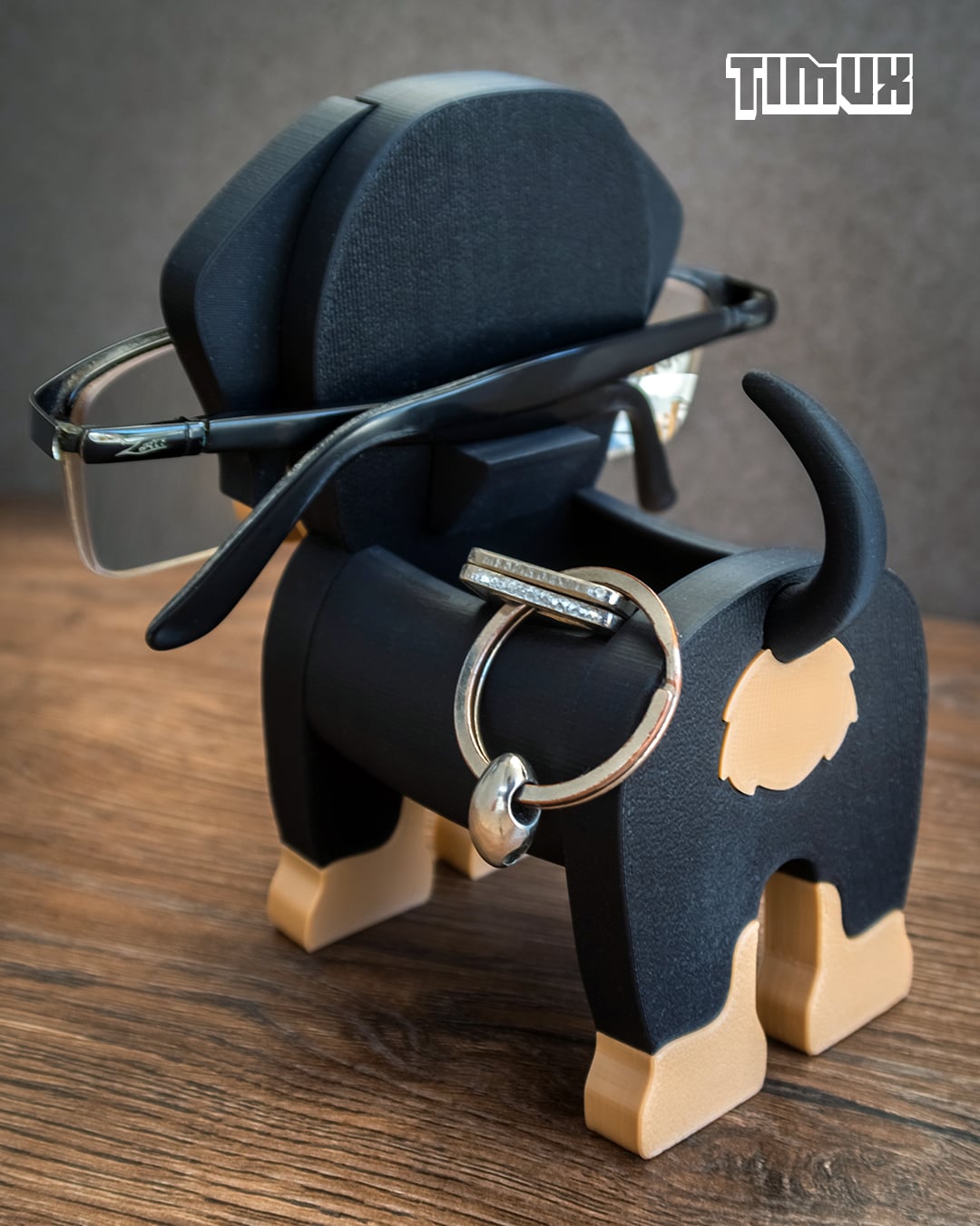 ROTTWEILER GLASSES HOLDER 3d model