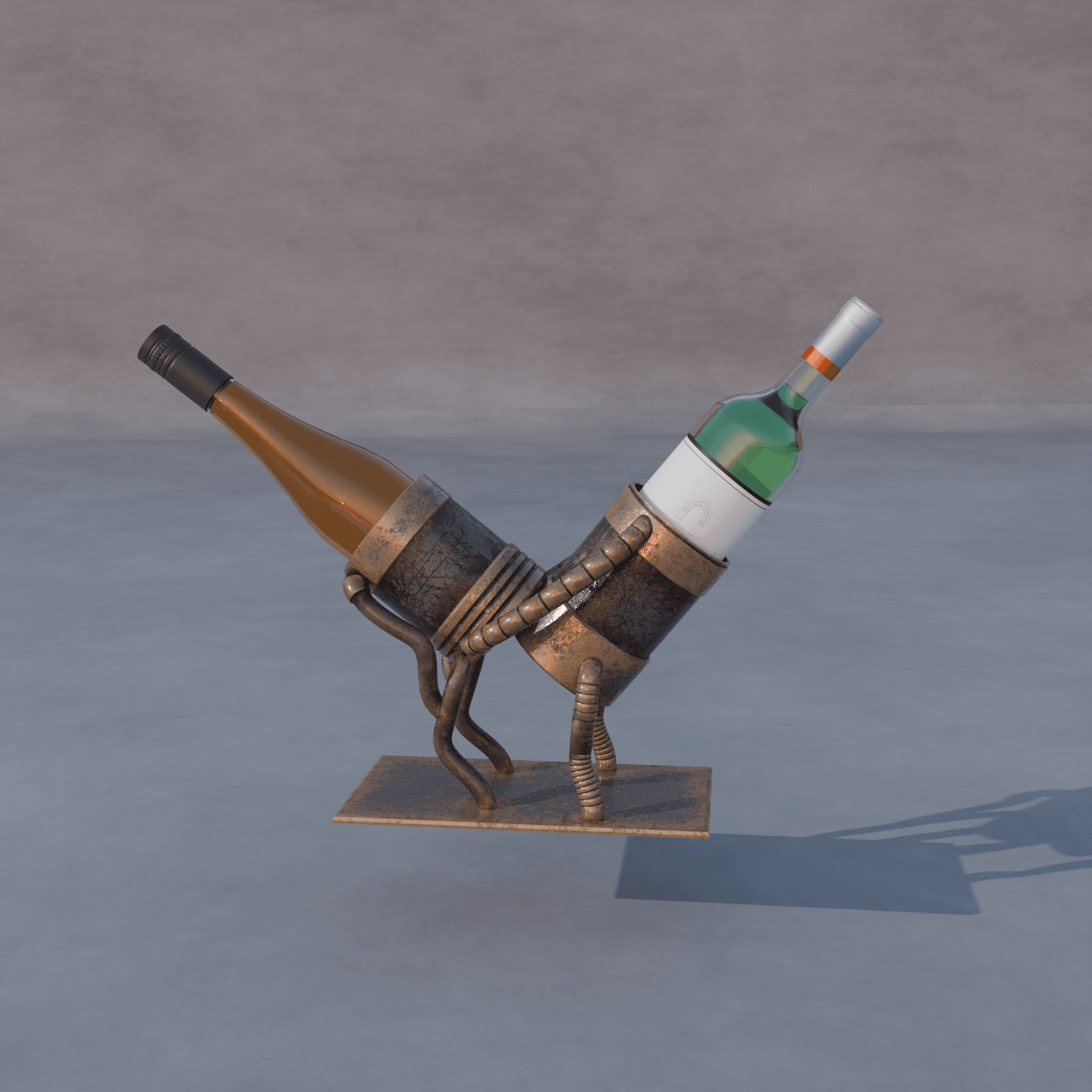 F_ck Wine Rack 3d model