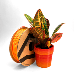 3D Printable Extruded Layer Pot with embellished 3D printing layers 3d model