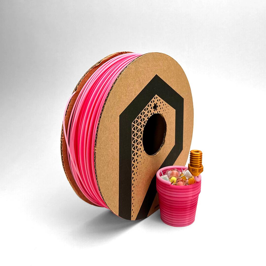 3D Printable Extruded Layer Pot with embellished 3D printing layers 3d model