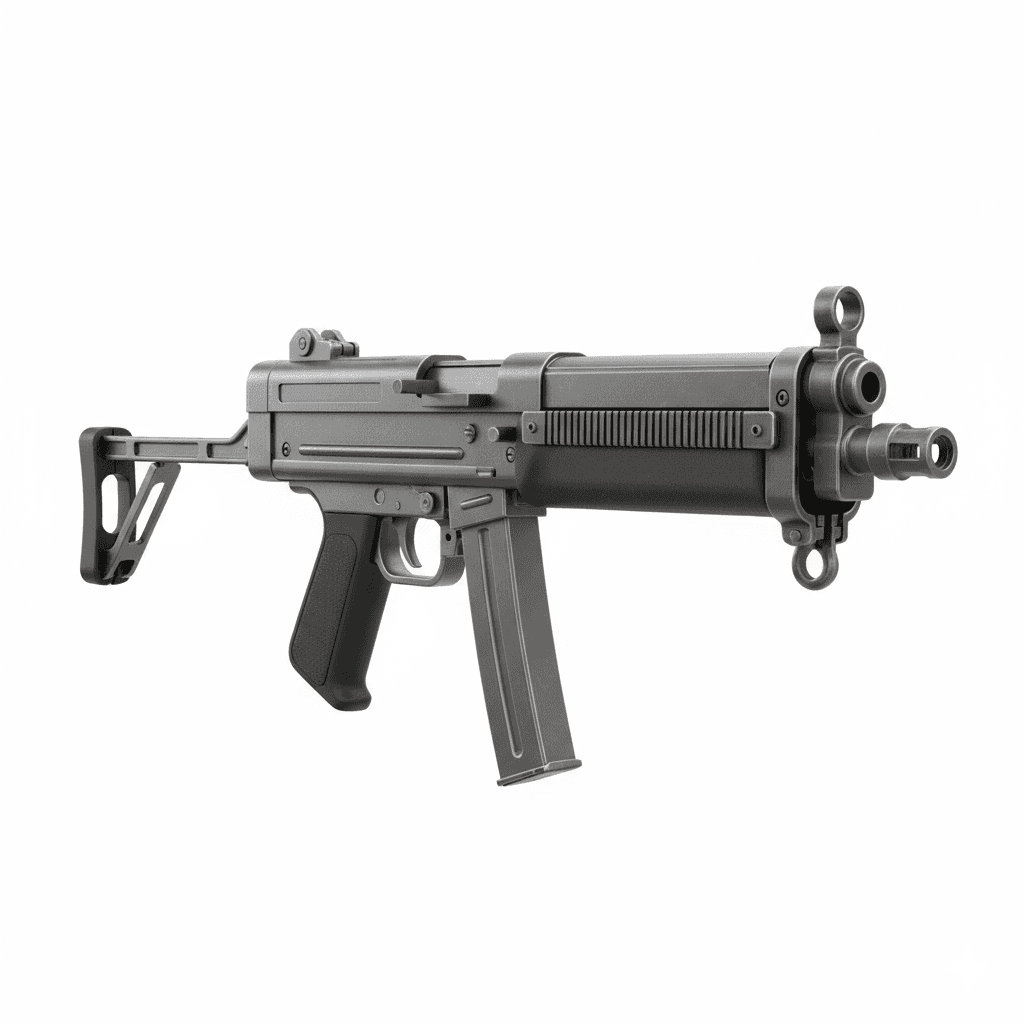 Gun IMI Uzi Classic Submachine Gun 3d model