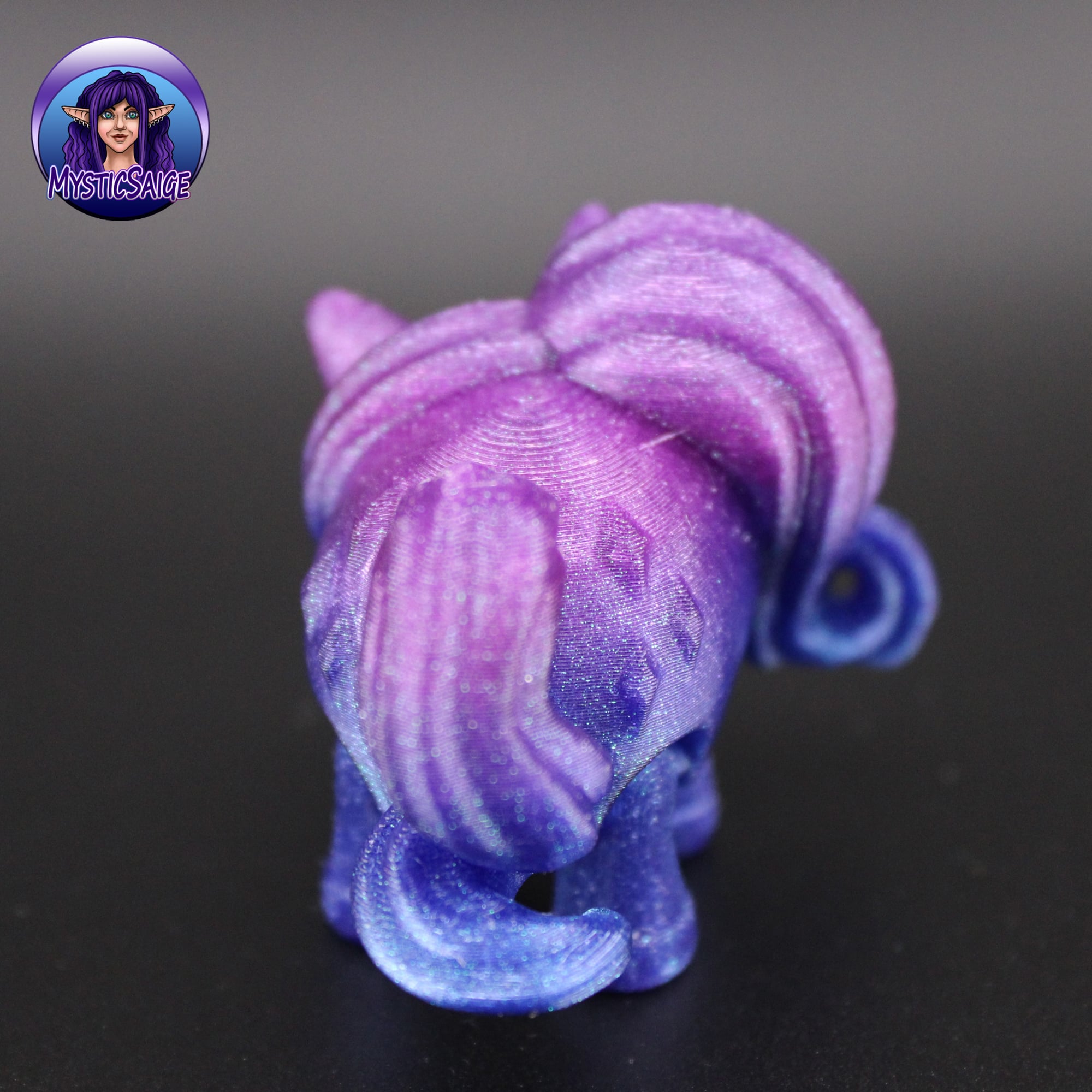 Diamond Pony Puff - Extra Model 3d model
