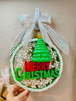 Merry Christmas Wall Decor 3d model