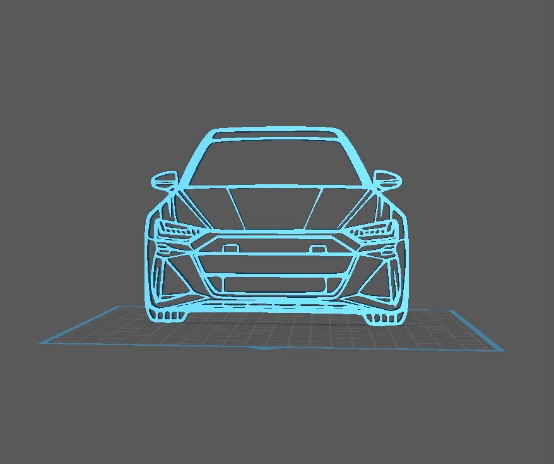 Audi - RS6 Wall Art 3d model