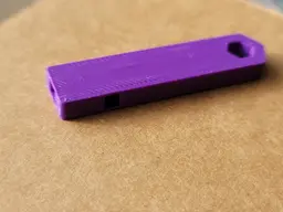 SmallWhistle Loud Fast Print 3d model