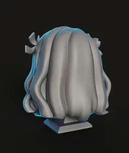 Nezuko Demon Bust STL | Anime 3D Print | HighDetail 3d model