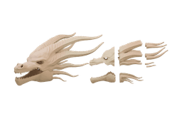 King Ghidorah Skull 3d model