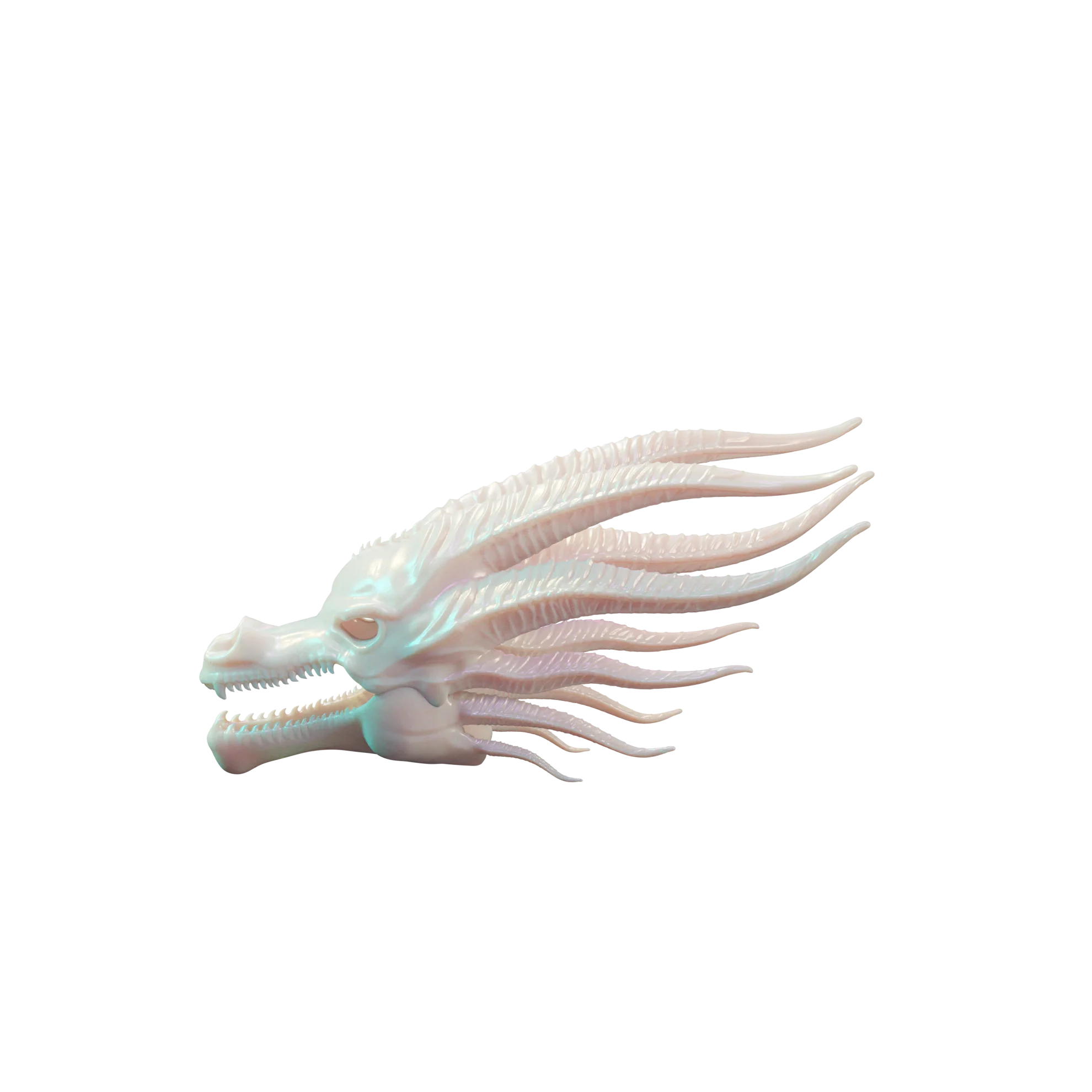 King Ghidorah Skull 3d model