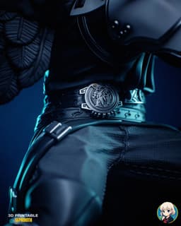 Sephiroth Final Fantasy 7 Chibi - Premium Collectible 3d model