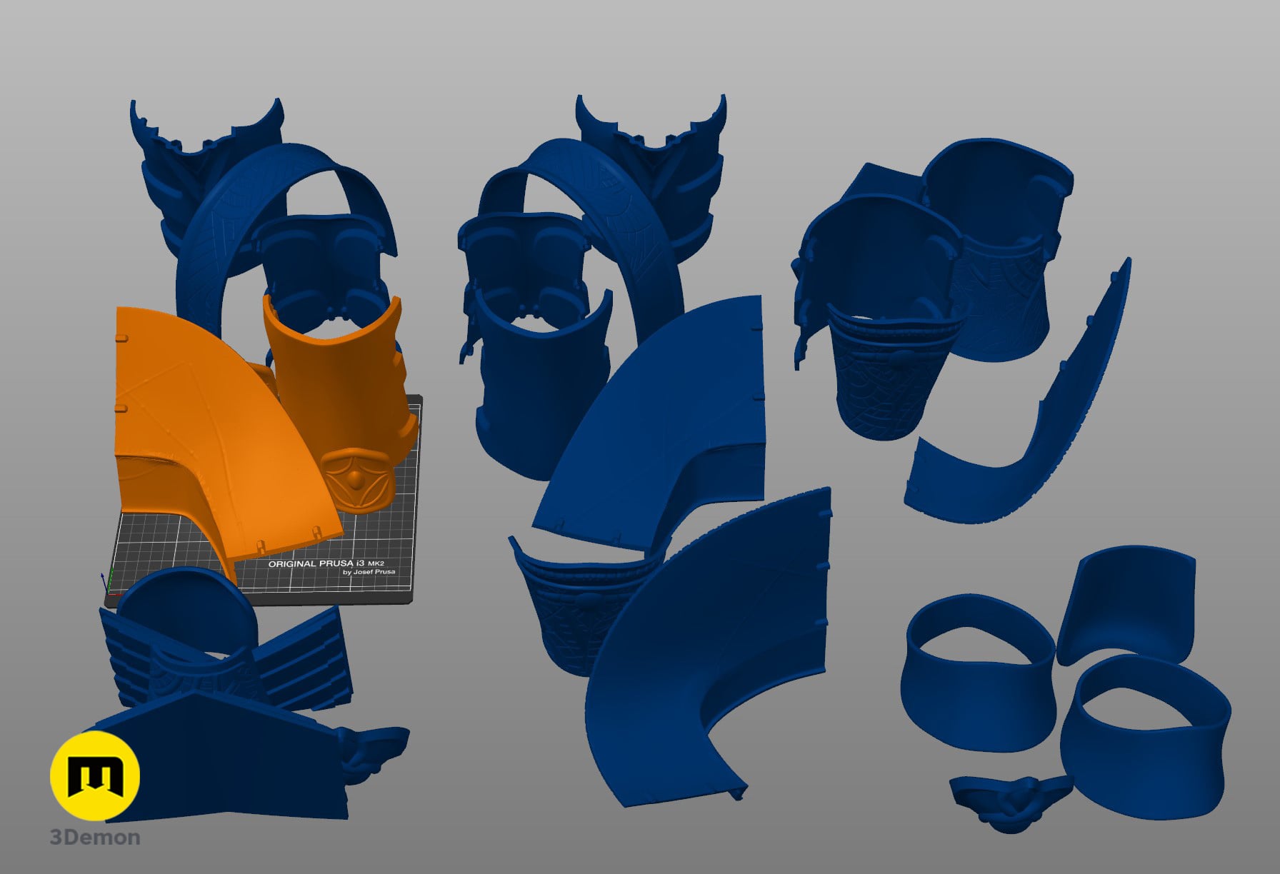 Serpent Guard Armor 3d model