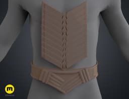 Serpent Guard Armor 3d model