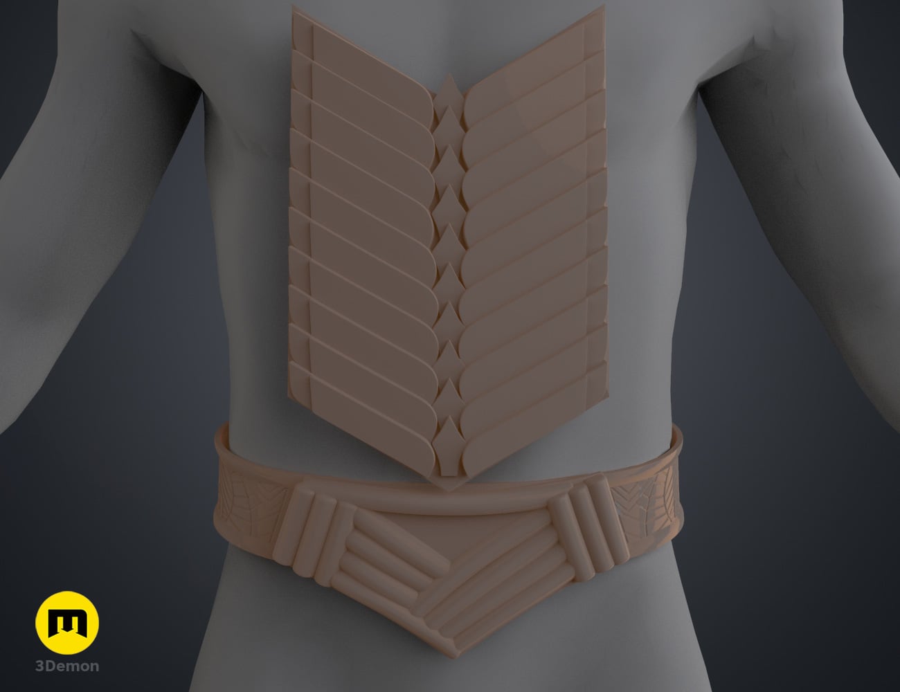 Serpent Guard Armor 3d model