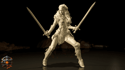 Vaela Stormbrook of The Obsidian Circle 3d model