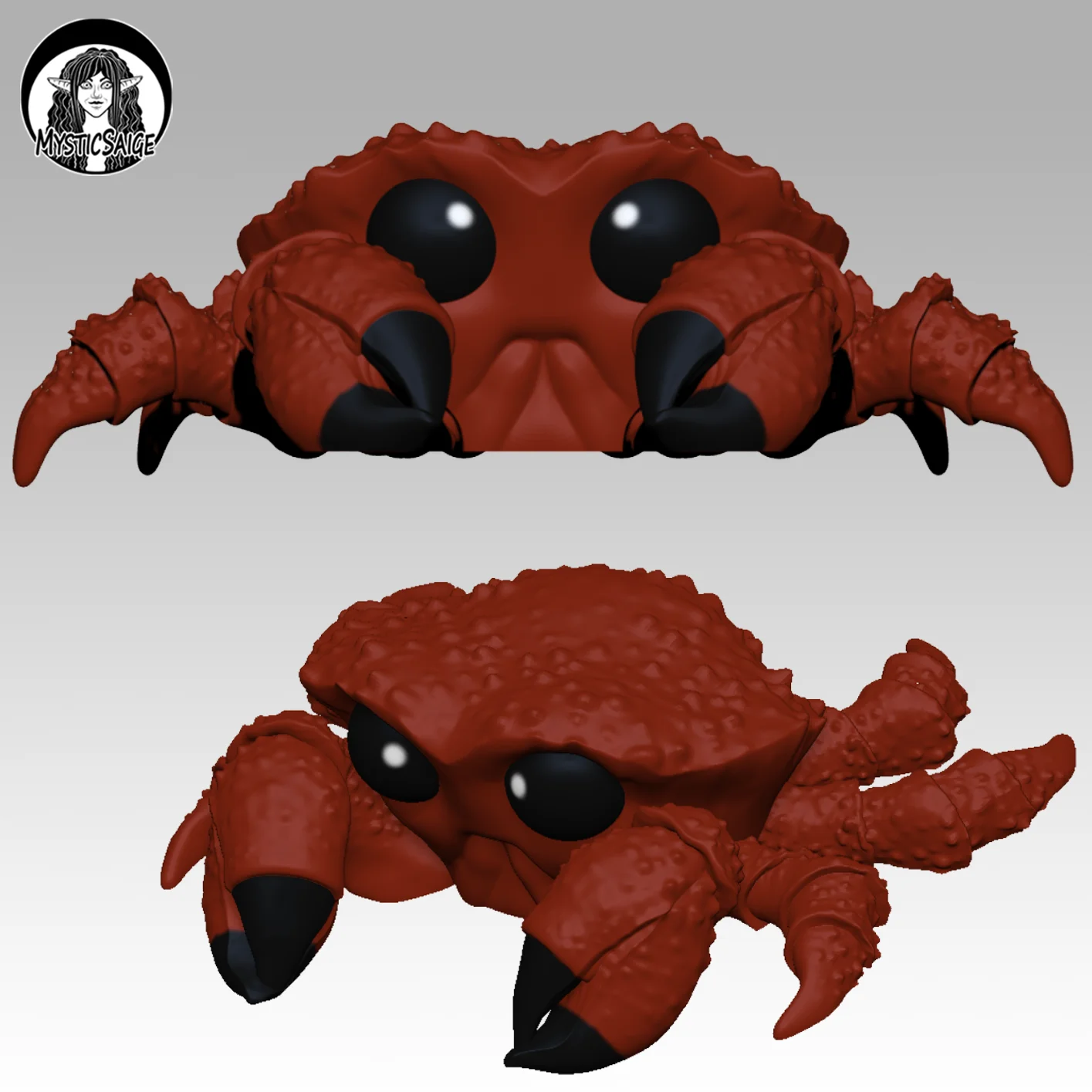 Crab Puff - Exclusive Model 3d model