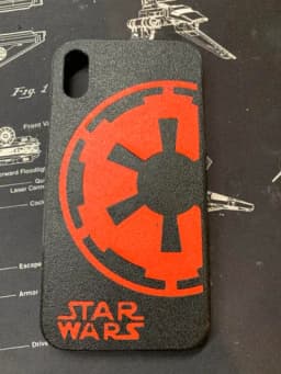 Iphone 10 XR StarWars Case 3d model