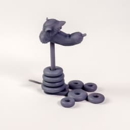 Wolf Pyramid Toy 3d model
