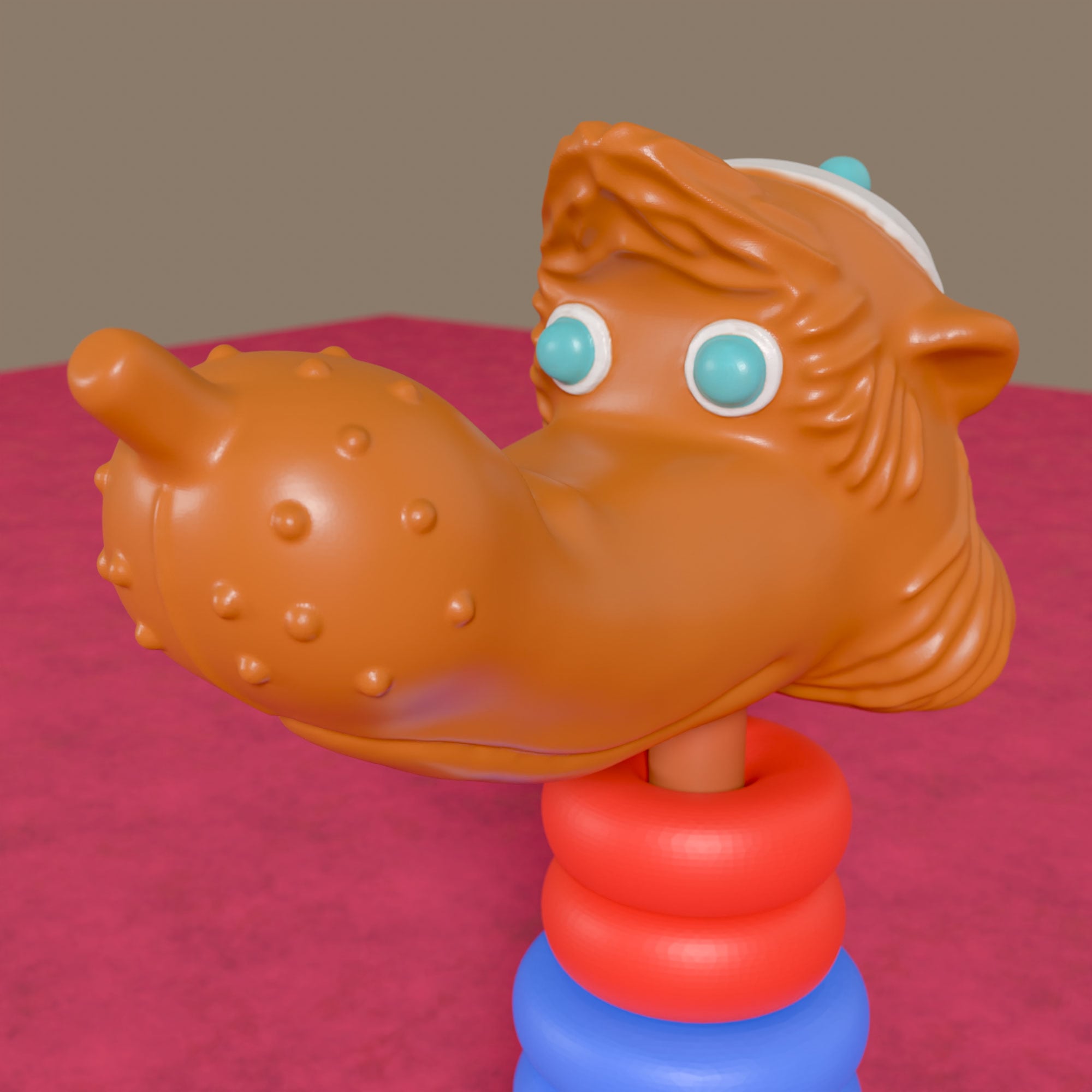 Wolf Pyramid Toy 3d model