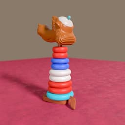 Wolf Pyramid Toy 3d model