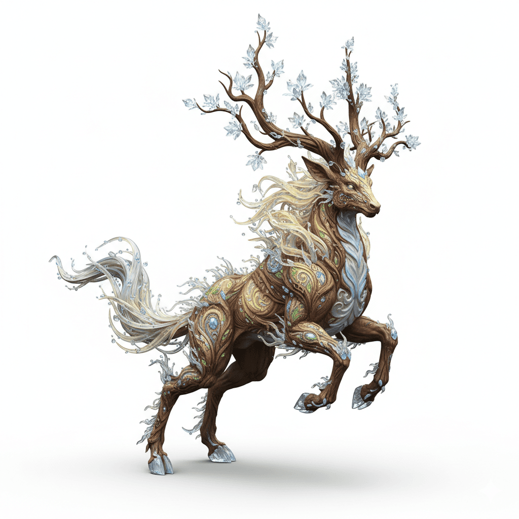 Fantasy Creature : Nature Spirit Beast Fantasy Creature 3d model