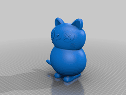 Dead or Alive cat (Schrödinger’s Cat) 3d model