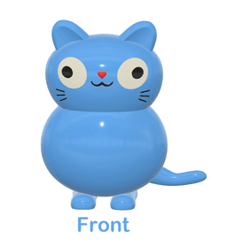 Dead or Alive cat (Schrödinger’s Cat) 3d model
