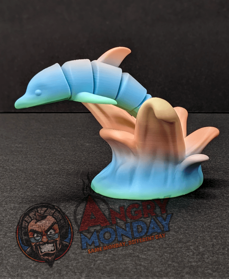 Flexi Figit Dolphin 3d model