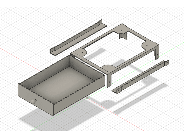 Desk Drawer Organizer 3d model