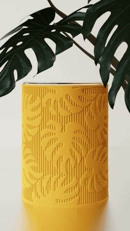 MONSTERA VASE 3d model