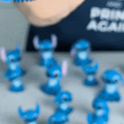 Cute Flexi Stitch (Toy, Keychain & Magnet), Lilo & Stitch 3d model