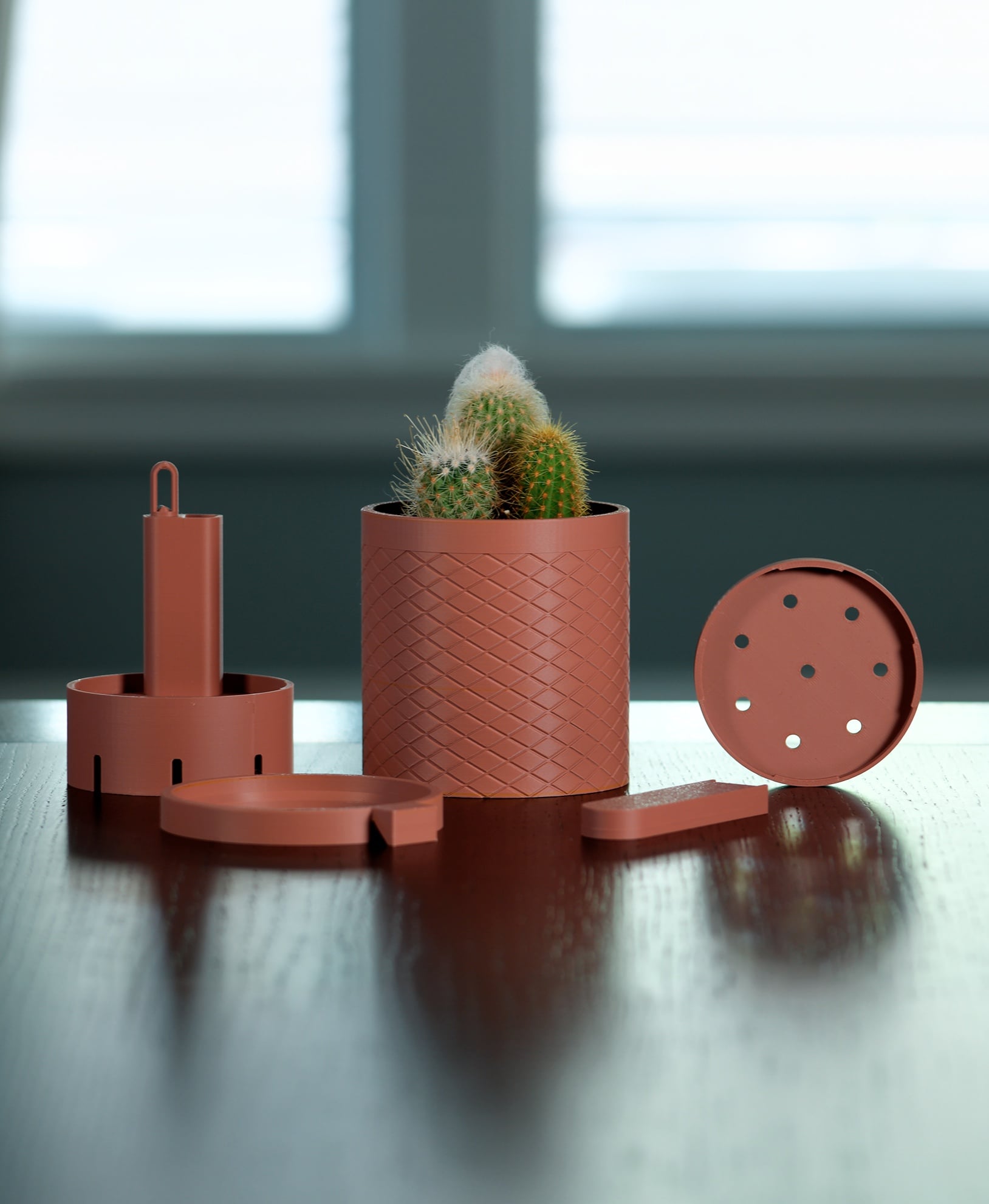 Diamond Modular Planter 3d model