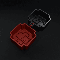 Rammstein logo snowball mould 3d model