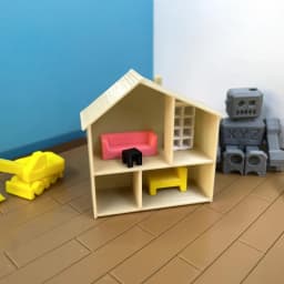 Miniature Dollhouse Child's Room Table Desk Toy Storage Collection STL 1:12 Scale License 3d model