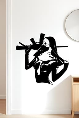 Gun Wall Art, Wall Decor, Home Decor 3d model