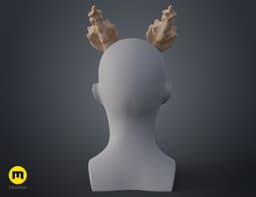 Cloud Beast Horns 3d model