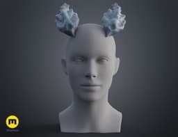 Cloud Beast Horns 3d model