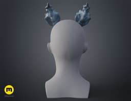 Cloud Beast Horns 3d model