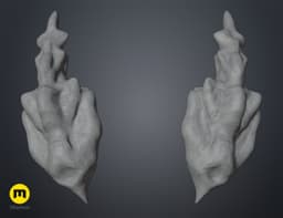 Cloud Beast Horns 3d model