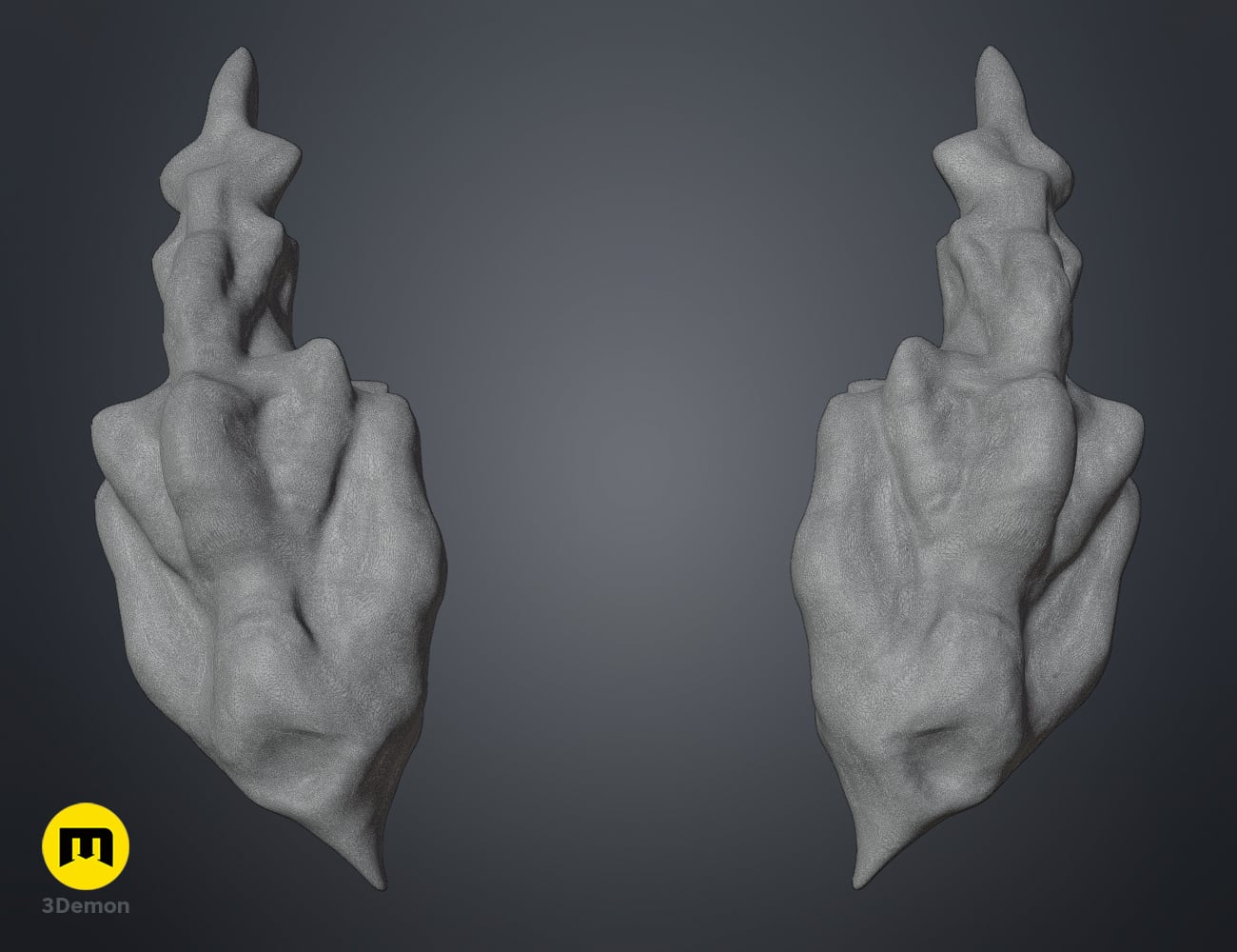 Cloud Beast Horns 3d model