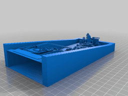 Minecraft Pinball Track 3d model