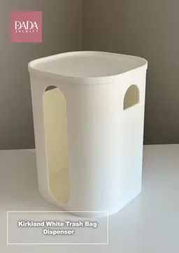 Kirkland White Trash Bag Dispenser 3d model