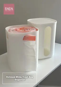Kirkland White Trash Bag Dispenser 3d model