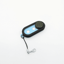 Magnetic Fidget Slider with Keychain, Spiked Pain Stim Sensory Toy 3d model