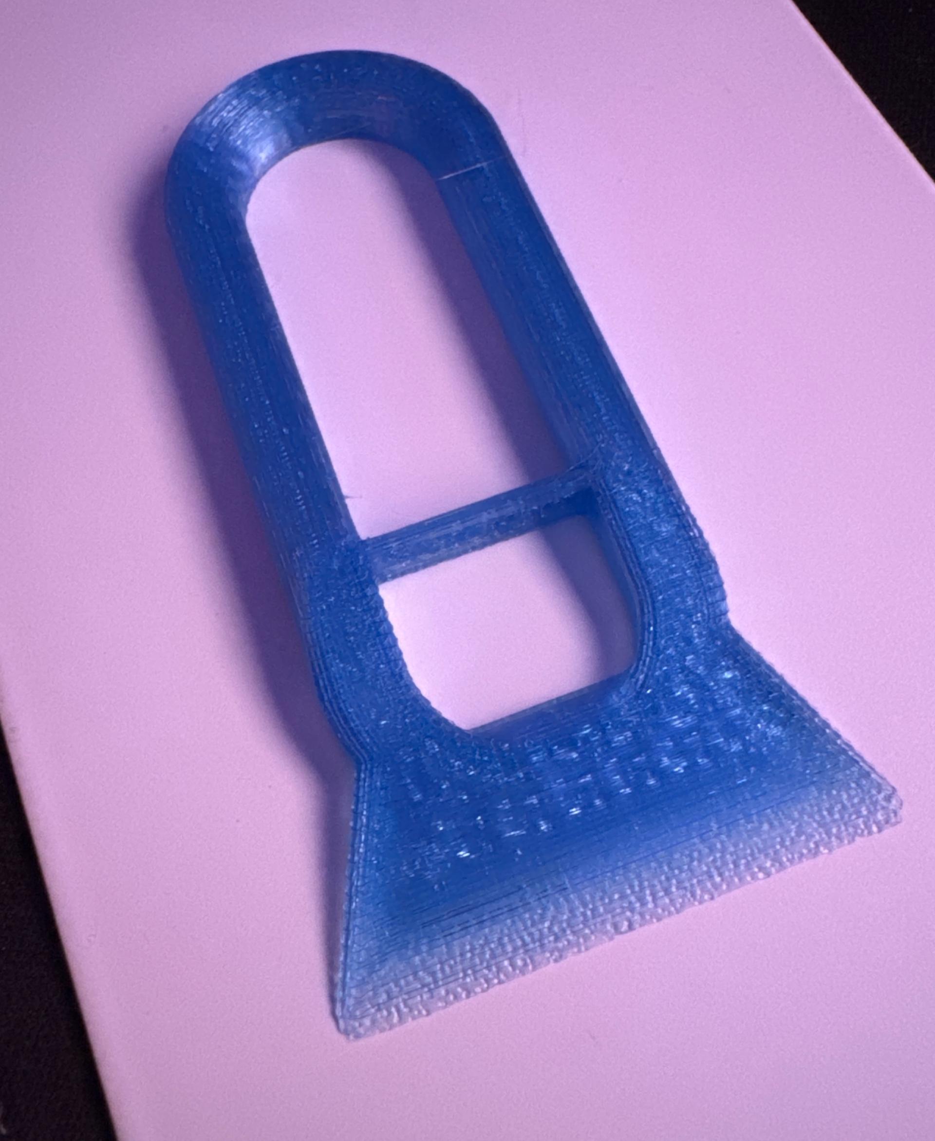 Scrapo - 3D printing scraper - Printed perfectly with petg, and seems to have held up well for the first few clears. We’ll see long term! - 3d model